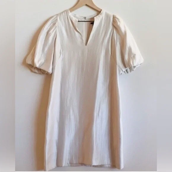 Ann Taylor champagne shift dress - Picture 4 of 6